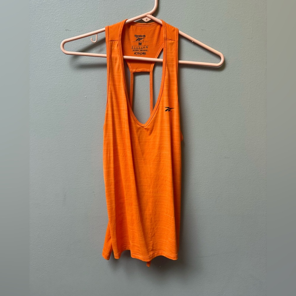 Reebok Women's Bright Orange Tank Top